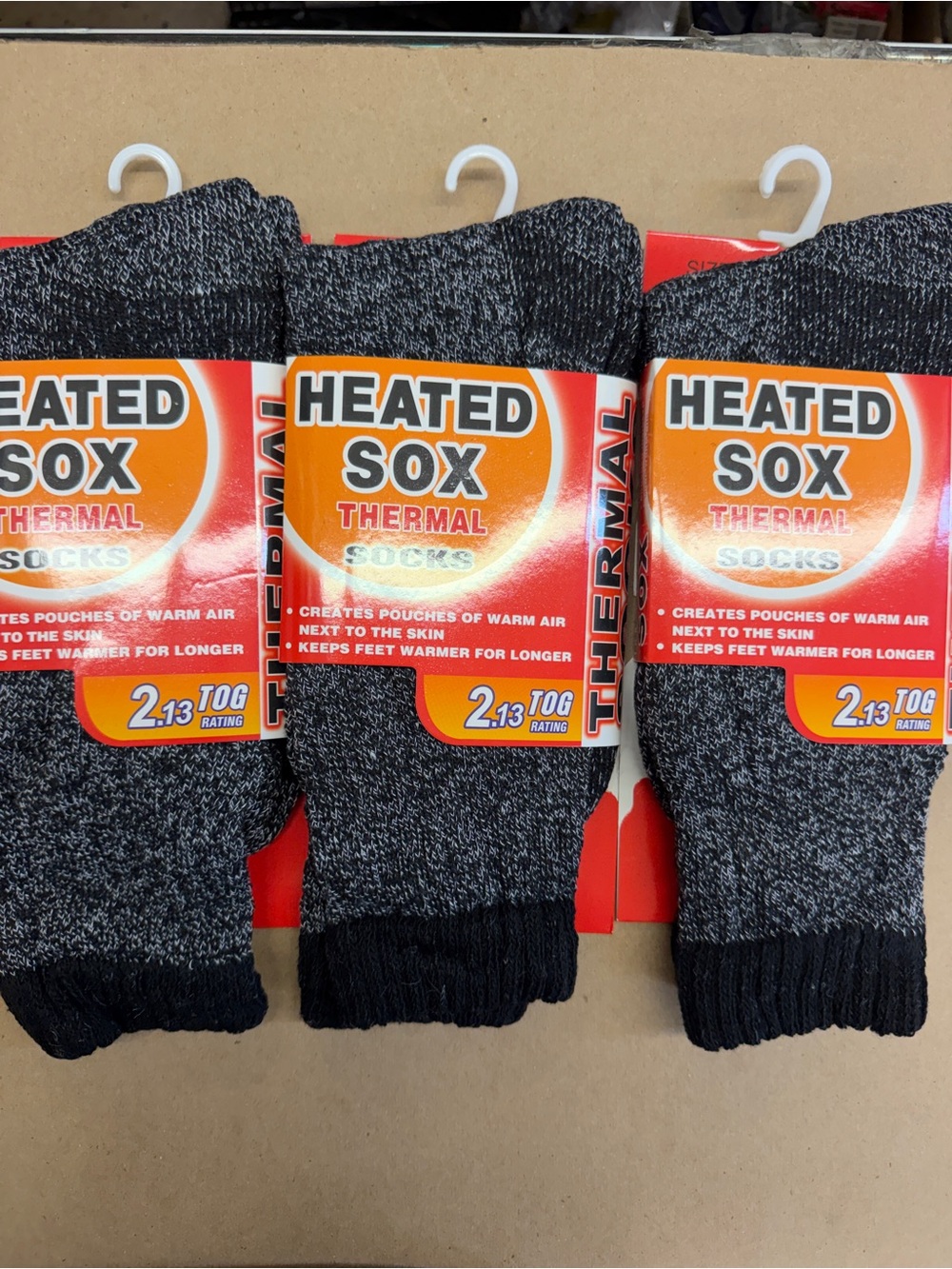 Thermal Socks - Black/Grey Warmth Pack